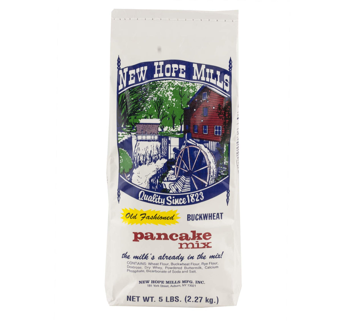 Old Fashioned Buckwheat Pancake Mix, New Hope Mills, 5 lbs