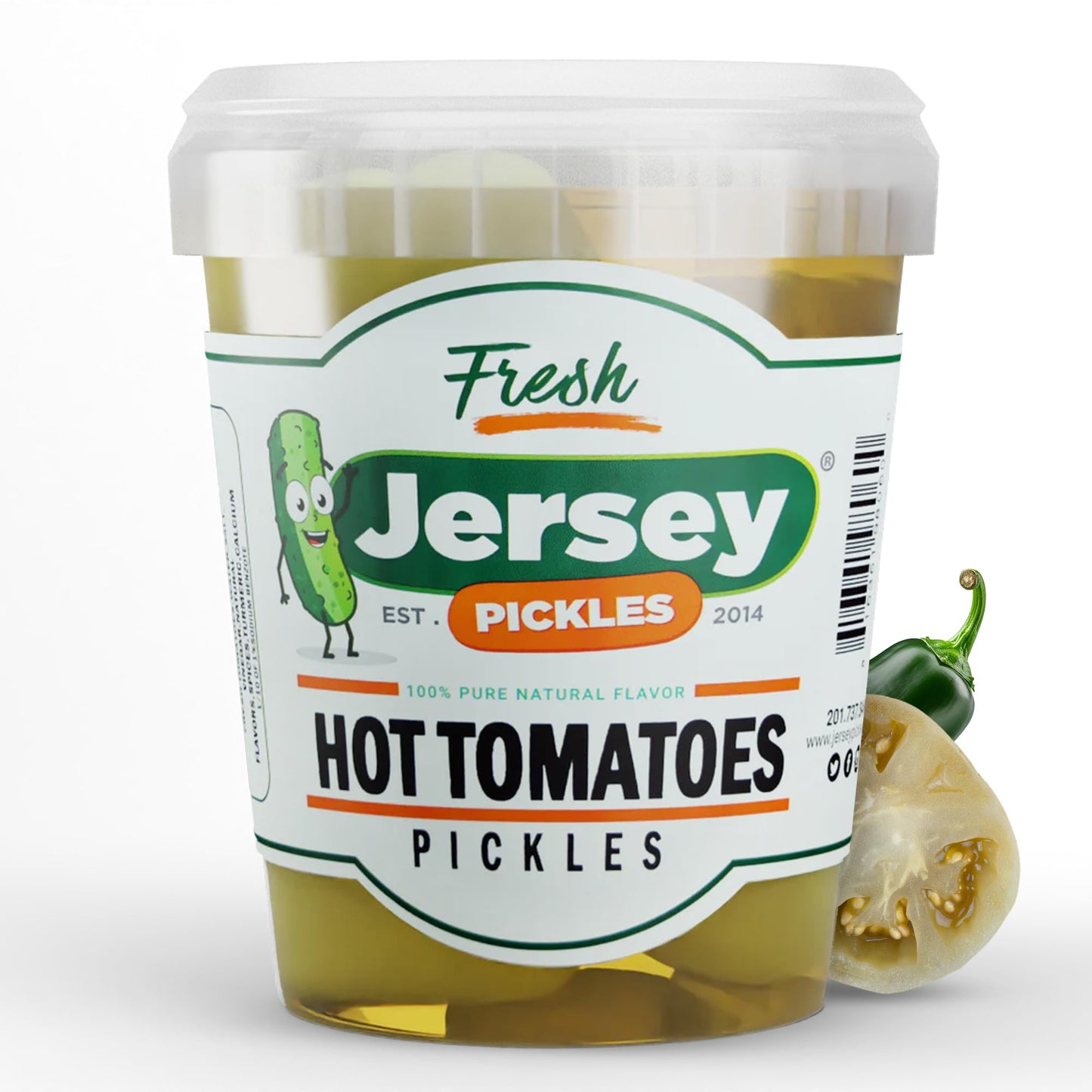 Jersey Pickles - Hot Pickled Tomatoes (Quart)