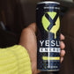 Yesly Energy Drink  Lime  Naturally Flavored Sparkling Energy Drink With Electrolytes  Magnesium  Potassium  Vitamin C  B6 & B12  Natural Caffeine From Green Tea  Zero Sugar  12 Fl Oz Cans  12 Pack