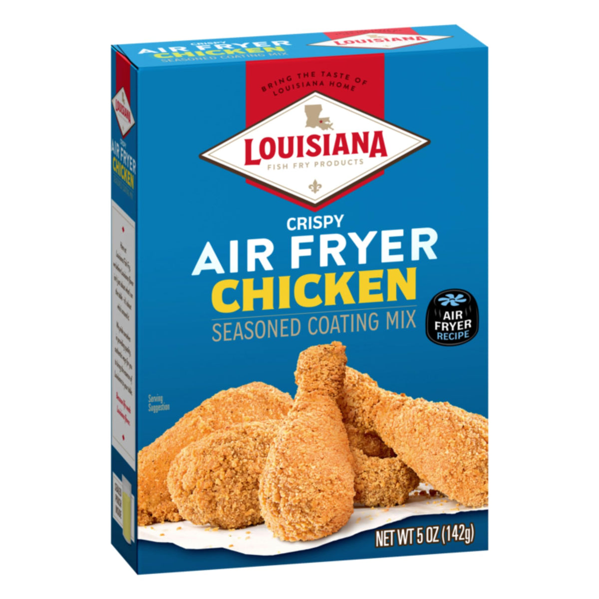 Louisiana Fish Fry Air Fryer Chicken Seasoned Coating Mix - 5 Oz