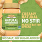 Crazy Richards Creamy No Stir Peanut Butter with No Added Salt, Sugar, Or Preservatives (1 Pack)