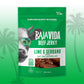 Baja Beef Baja Vida Lime & Serrano Pepper Beef Jerky - Sweet And Spicy Beef Jerky Snack Packs, Healthy Jerky, Gluten-Free, All-N