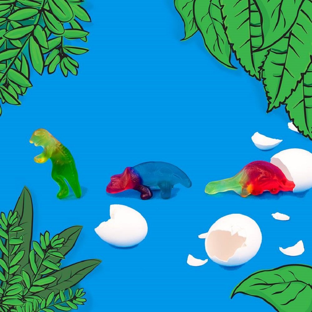 Haribo Gummi Candy, Dinosaurs, 5 Oz. Bag