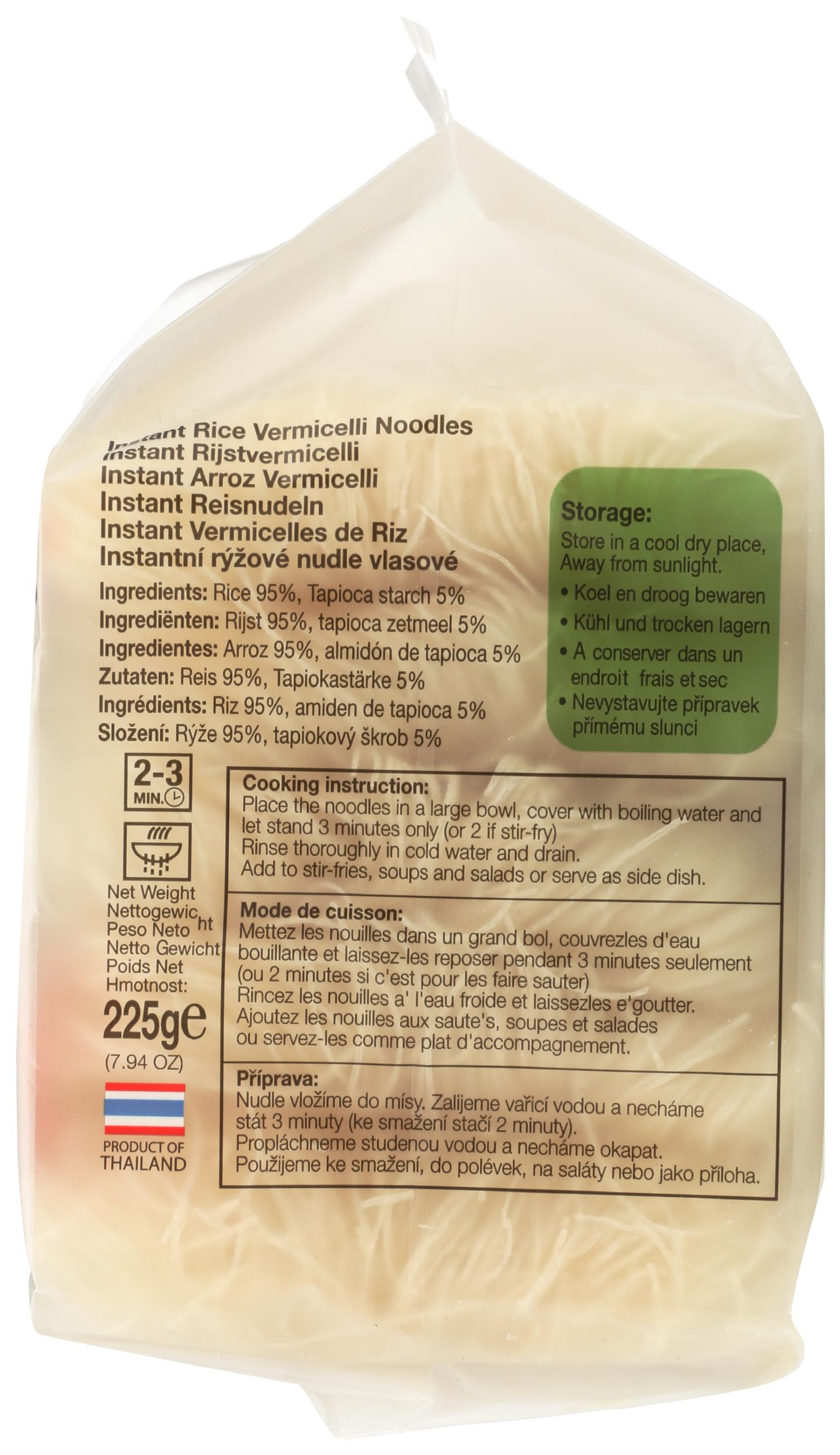MAMA Instant Vermicelli Rice Noodles, 7.94 OZ