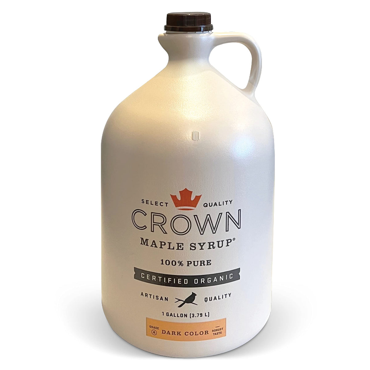 Crown Maple Organic Grade A Maple Syrup, Dark, 128 Fl. Oz (Pack Of 1)