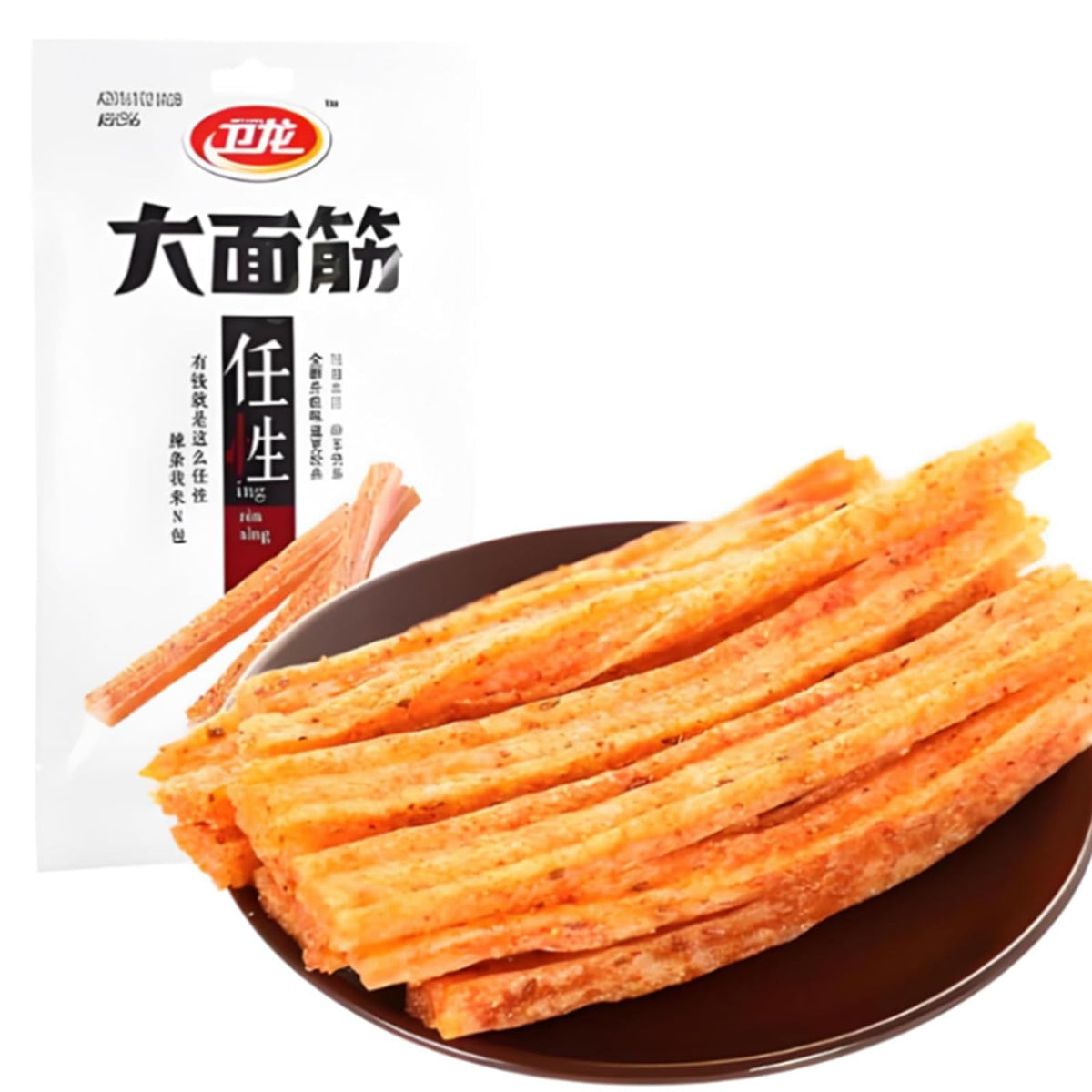 Spicy Layer  Weilong Latiao  Spicy Gluten  A Small Layergift Pack Chinese Special Casual Snack Food  Weilong Latiao  Enjoy Delicious Food Anytime.6.88Oz/195G/3Pack