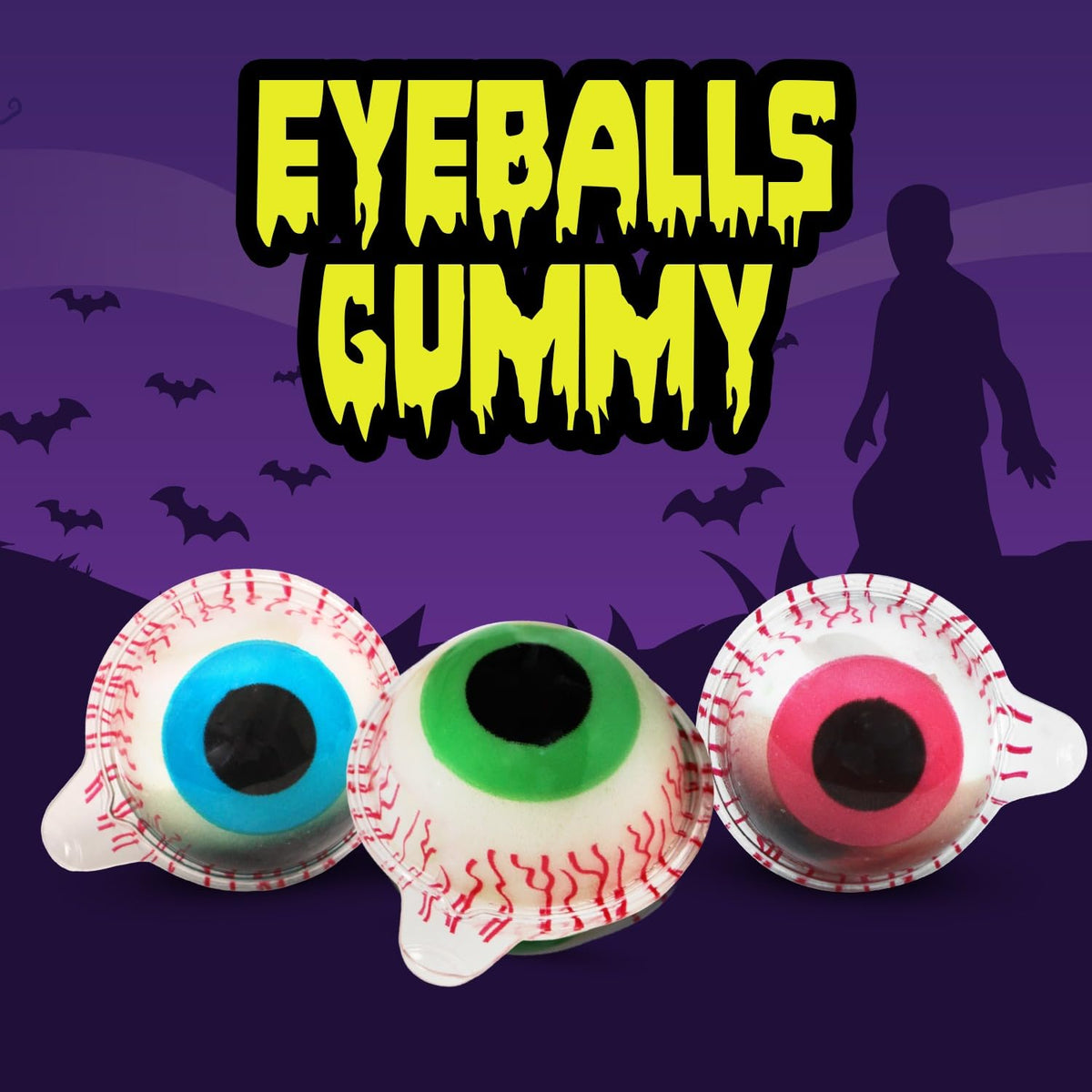 Halloween Gummy Eyeballs Candy  20 Pieces of Perfect Gummy Halloween Candy S that Works as Game Prizes and Haunted House Giveaways  Ideal for Parties and Scary Dessert Tables