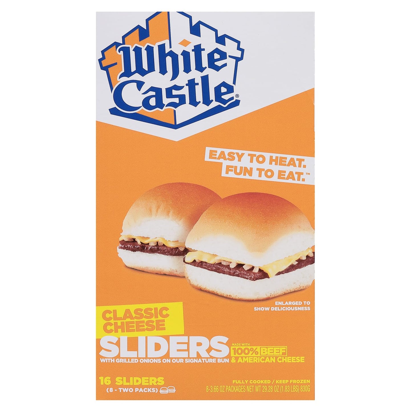 WHITE CASTLE Burger, 29.28 oz (frozen)