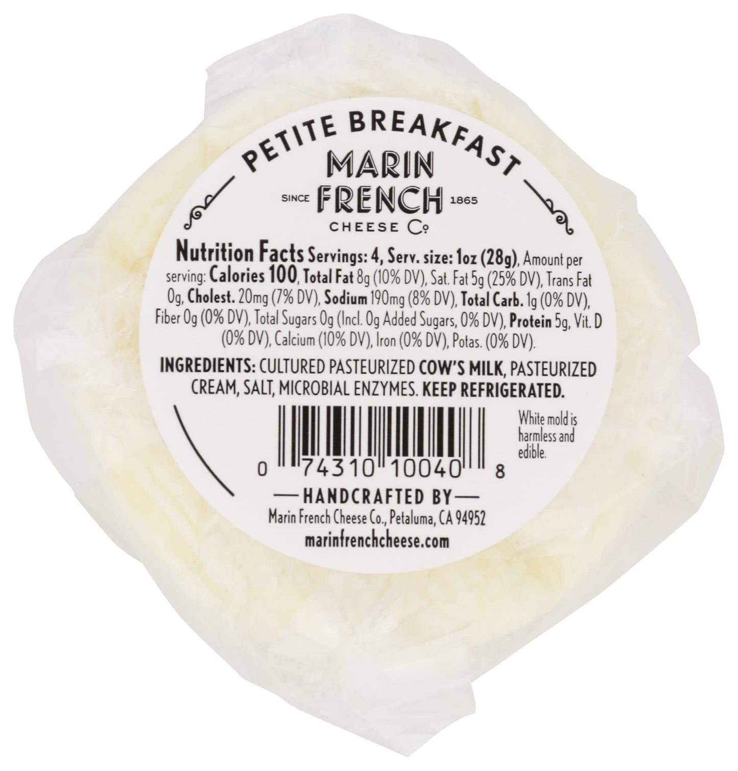 Marin French Petit Breakfast Brie, 4 Oz