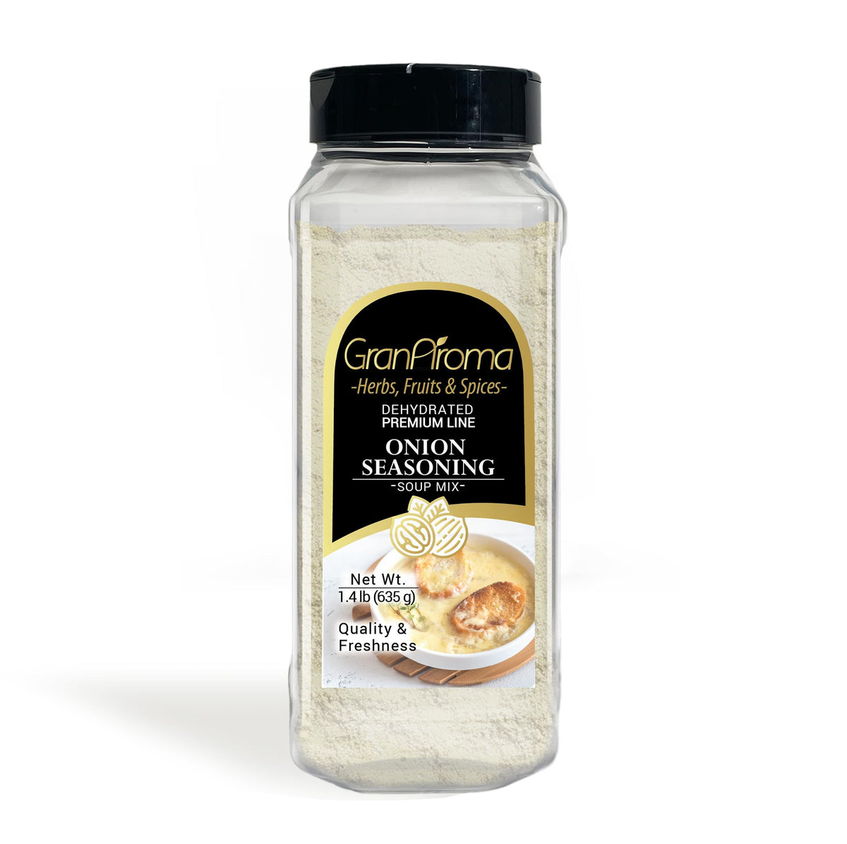 GranAroma Onion Seasoning & Soup Mix, Gourmet Culinary Blend, Soups & Dips (22.4 Ounce)
