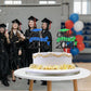 Chewarelly 1 Pack 2024 Class Of Cake Topper, Glitter Congrats Grad Cake Decor,Graduation Cake Picks For Senior High School Colle