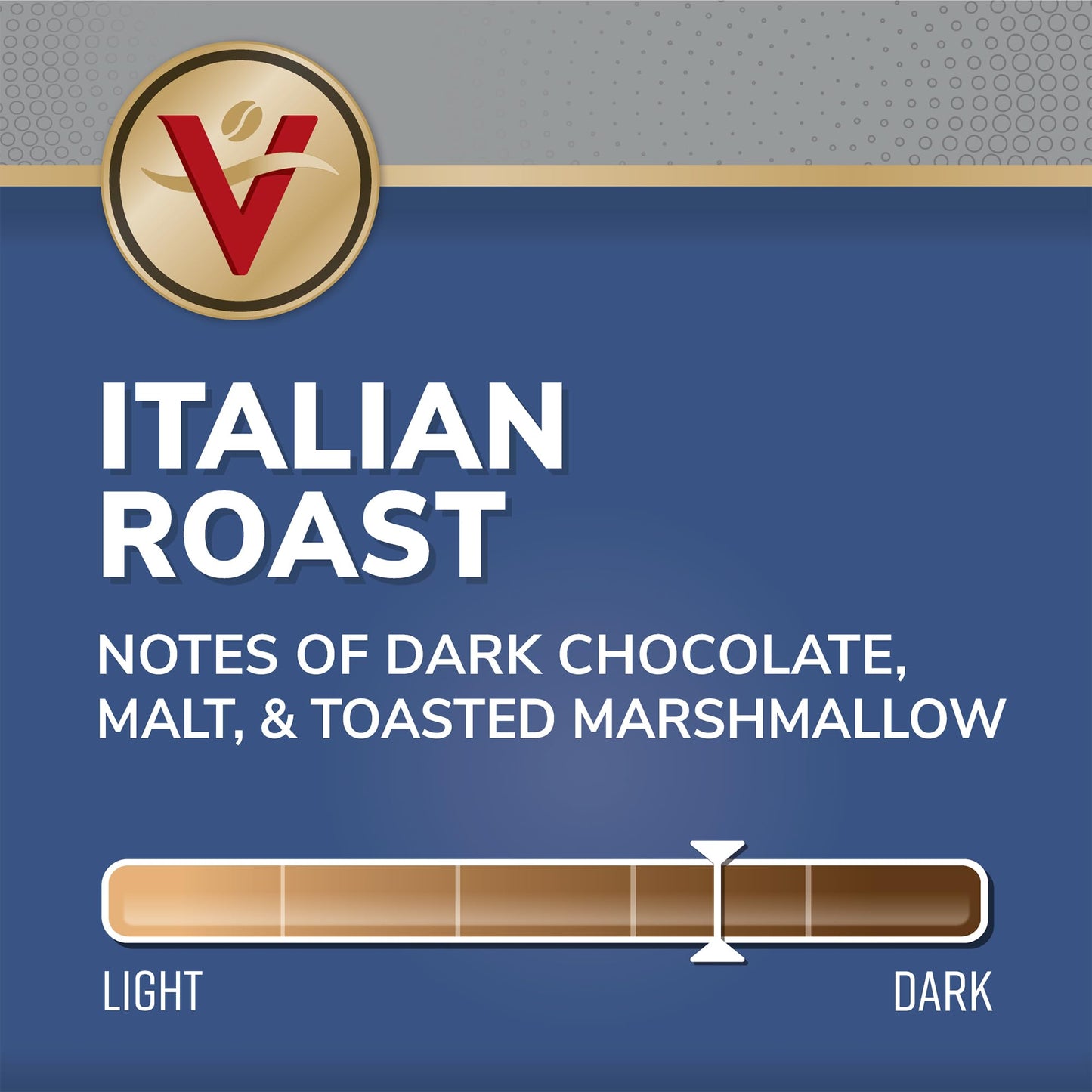 Victor Allens Coffee Italian Roast Dark Roast Coffee Pods, 42 Count, Single Serve for Keurig K-Cup malt-inspired, Brown