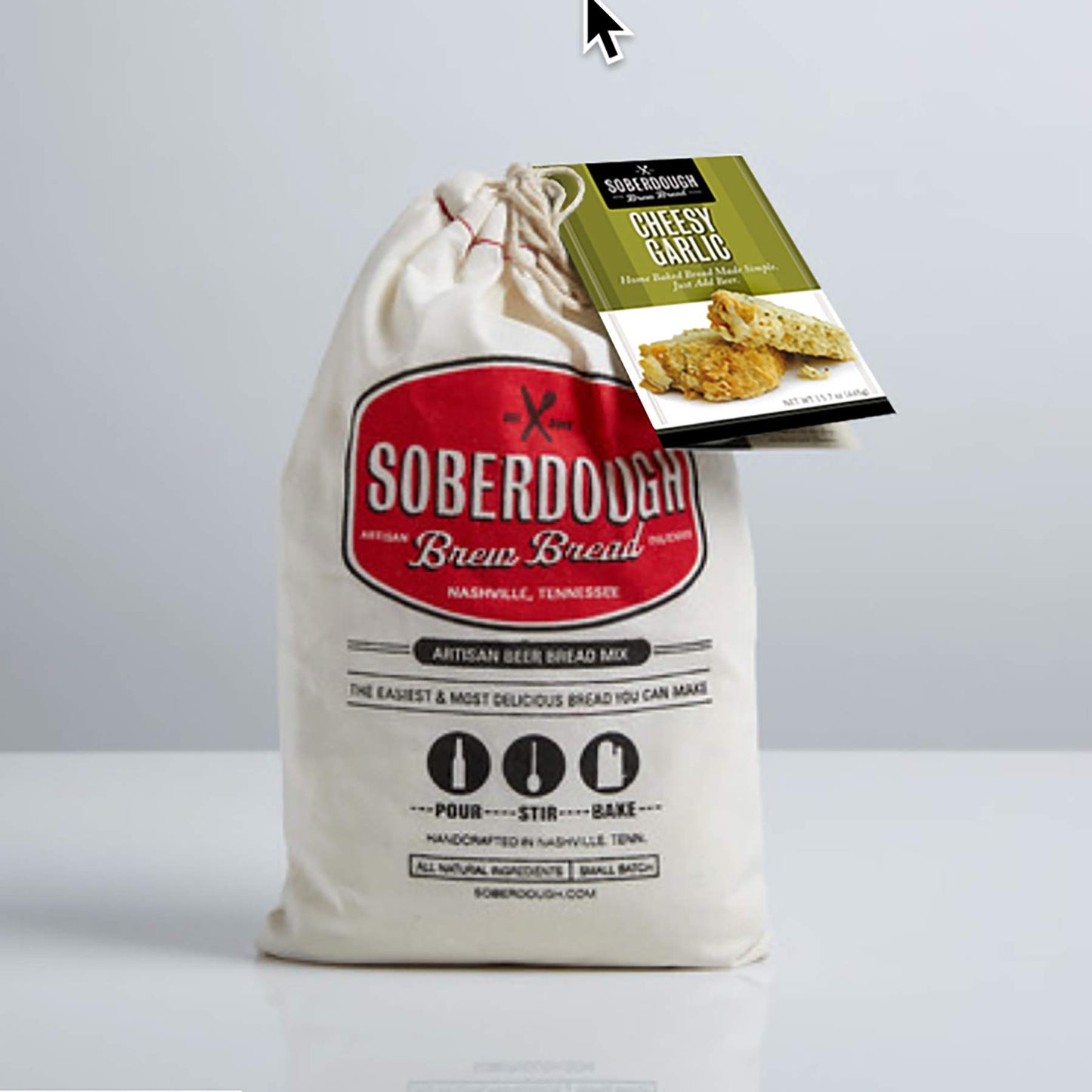 Soberdough Cheesy Garlic Bread Mix - 1 Count (Pack of 1)