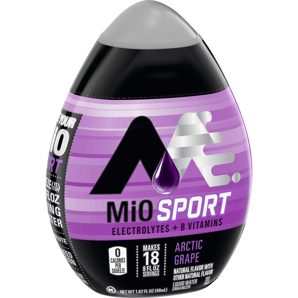Mio Sport Liquid Water Enhancer, Arctic Grape, 1.62 Fluid Ounce (Pack Of 3)
