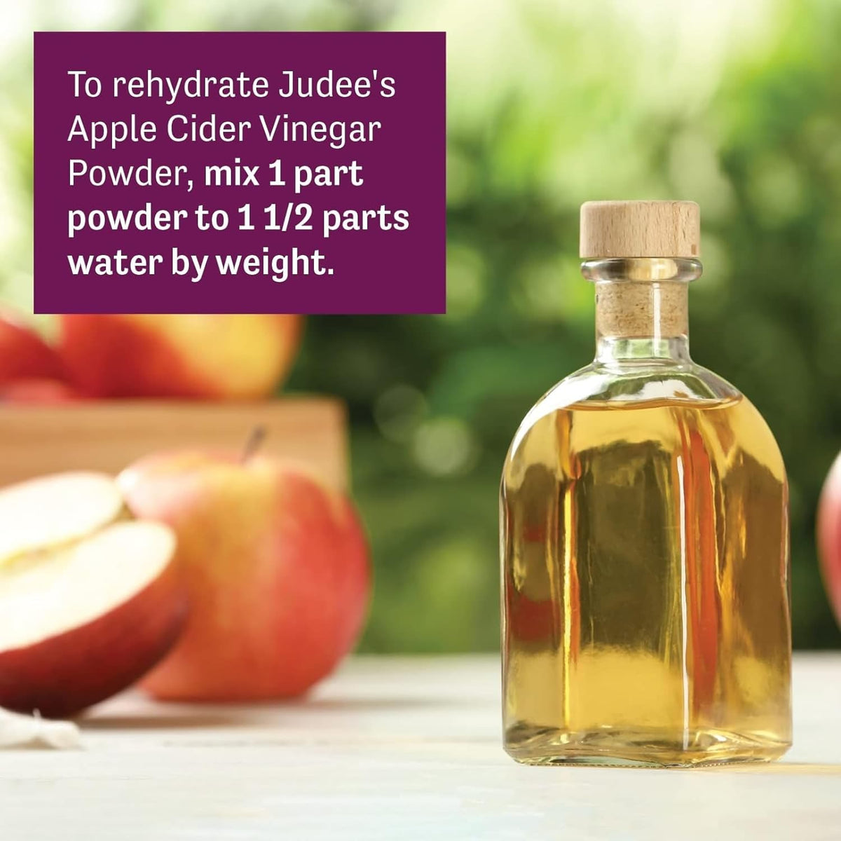 Judee’s Apple Cider Vinegar Powder – 12 oz, Gluten-Free