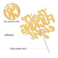 LINGBOOM Gold Glitter Cake Toppers for 38th Birthday Party Decorations, Size 38
