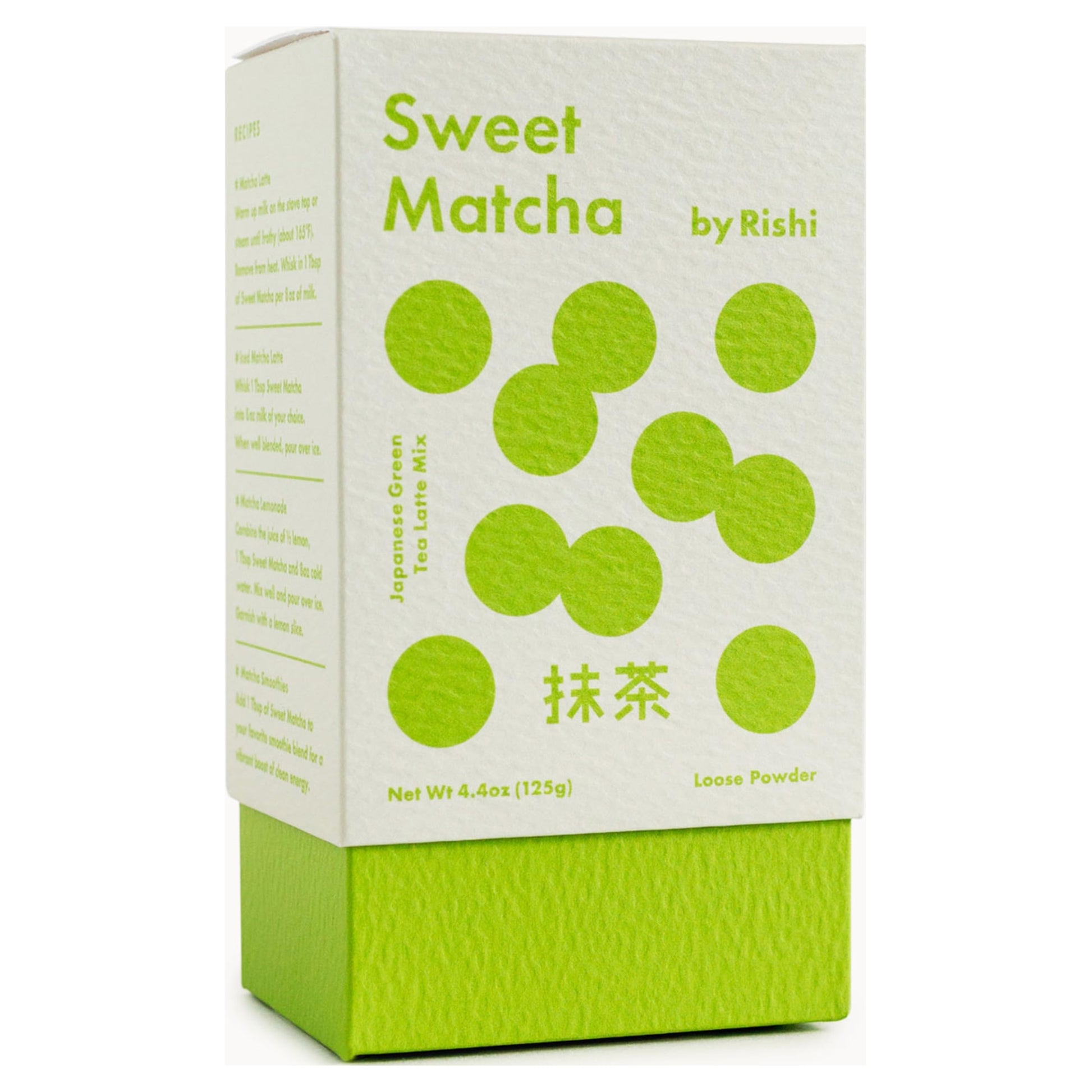 Rishi Tea Sweet Matcha - Organic Japanese Sweetened Green Tea Powder For Cafe-Quality Matcha Drinks, Hot Or Iced - 4.4 Ounces (P