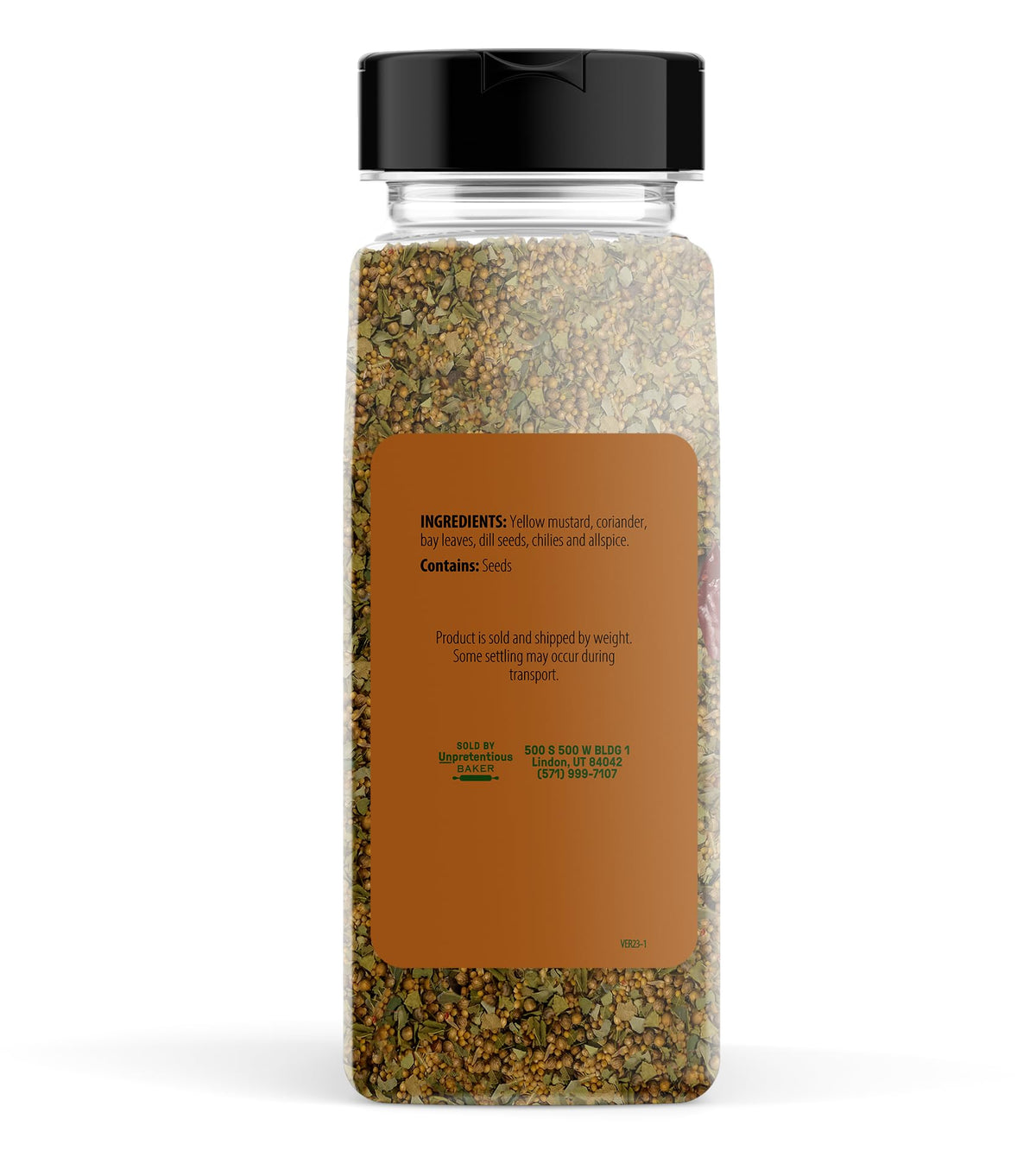Unpretentious Pickling Spice (4 Cups) Culinary Premium Spice Blend, Non-Gmo, Made In Usa