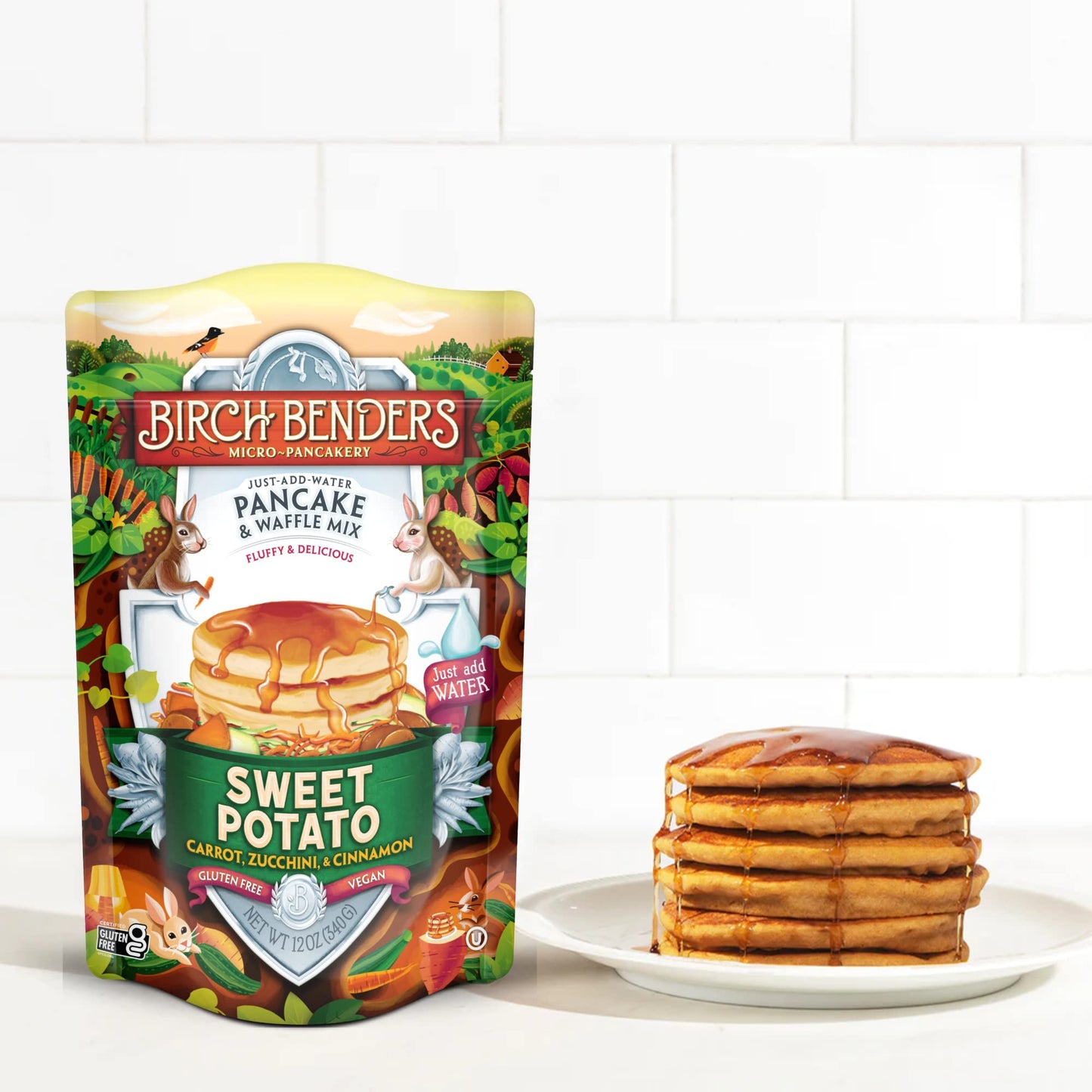 Birch Benders Sweet Potato Pancake & Waffle Mix, 12 Oz