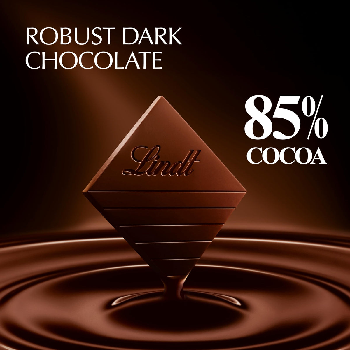 Lindt EXCELLENCE Dark Chocolate Bar, 85% Cocoa, 3.5 oz, 12 Pack