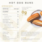 Hero Classic Hot Dog Bun - Delicious Rolls & Net Low Carb Hot Dog Buns | High Fiber, 0G Net Carbs, 0G Sugar & 90 Calories Per Se