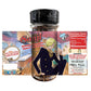 One Piece Sanji Shichimi Togarashi Spicy Ramen Seasoning Powder - Japanese Spice - Officially Licensed, 3.3 oz Bottle (Pack of 2