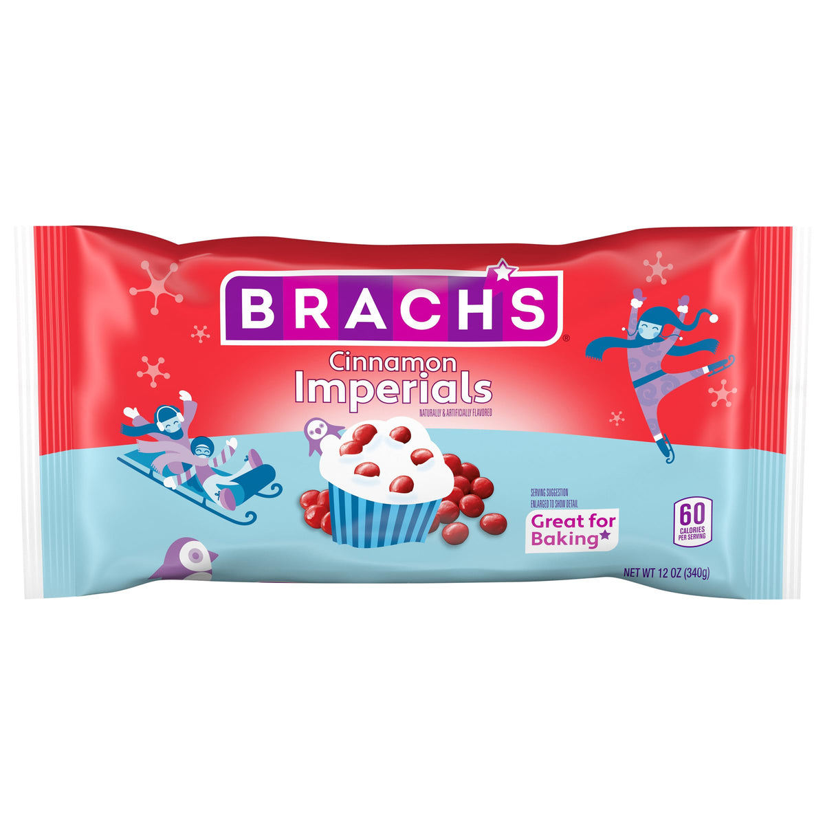 Brach'S Cinnamon Imperials Candy, 12 Oz - Perfect For Festive Candy Dishes And Baking