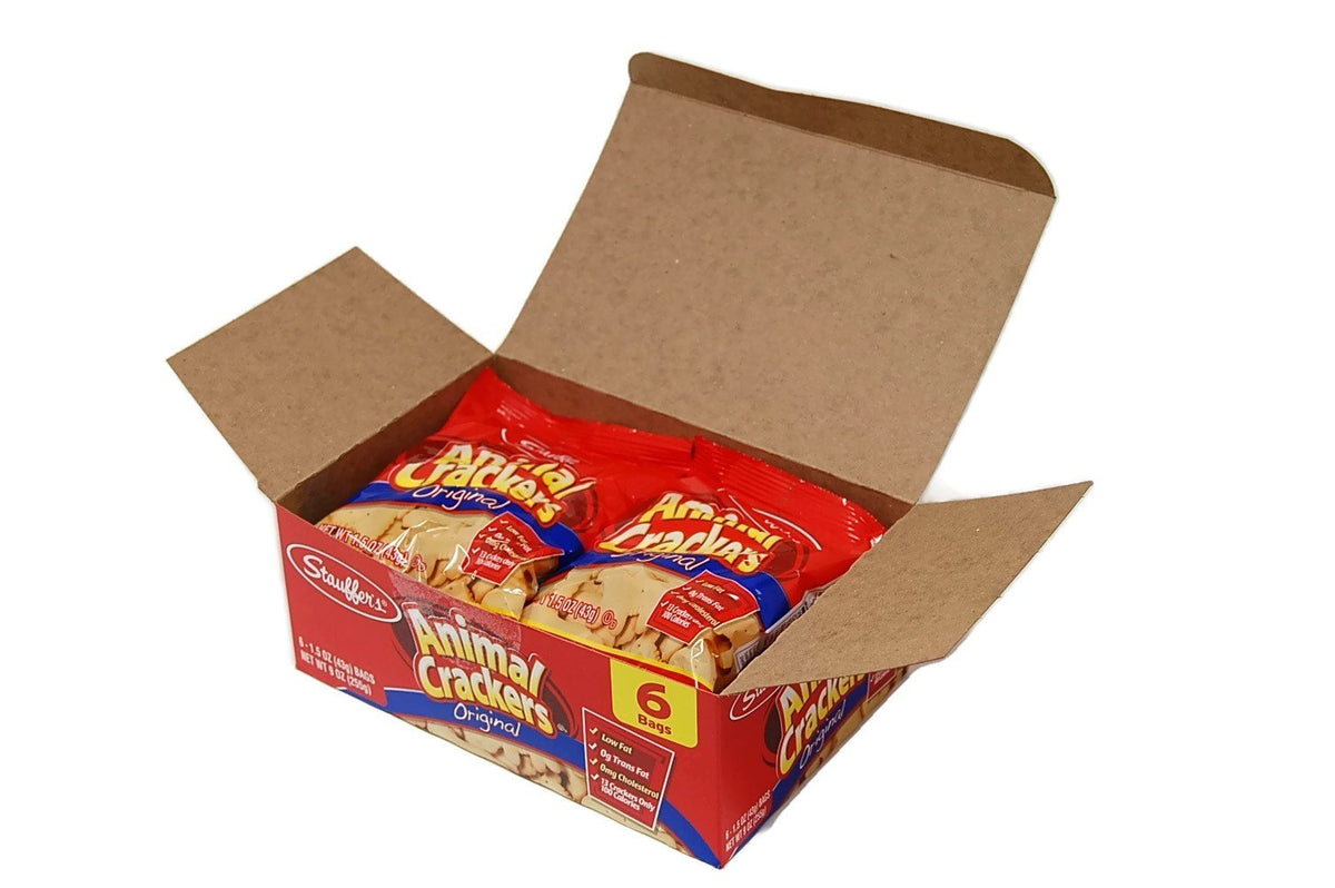 Stauffers Original Animal Crackers, 12 Snack Packs, 1.5 Oz. Each