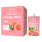VOLO VERO Konjac Jelly Squeeze Pouch Peach Flavor, Low Calories (3 Kcal), 10 Packs, Gluten Free & Vegan, 0 Sugar, Keto, Low Carb