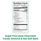 RUSSELL STOVER Sugarfree Dark Chocolate Almond & Sea Salt Bark, 7.5 oz bag, 5 Pack