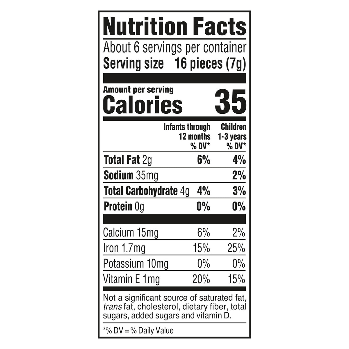 Gerber Snacks For Baby Lil Crunchies, Ranch, 1.48 Ounce (Pack Of 6)