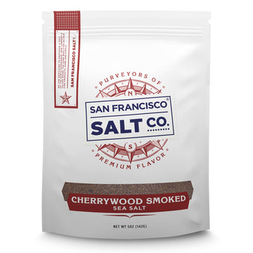 San Francisco Salt Company Cherrywood Smoked Sea Salt - Fine Grain, 5 oz.