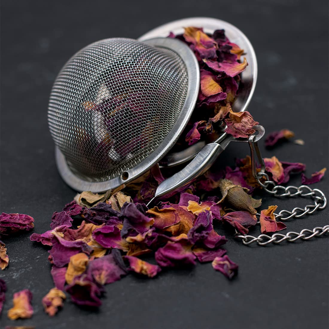 MagJo Dried Red Rose Petals | Culinary Grade A | 4 Ounces (Quarter Pound)