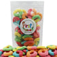 Firstchoicecandy Gummy Rings (Neon, 4.5 Pound (Pack Of 1))