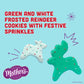 Mothers Frosted Cookies, Limited Batch Reindeer Games, stocking stuffer, Christmas Shortbread Animal Cookies, 30 Bags, 0.5 oz Ea