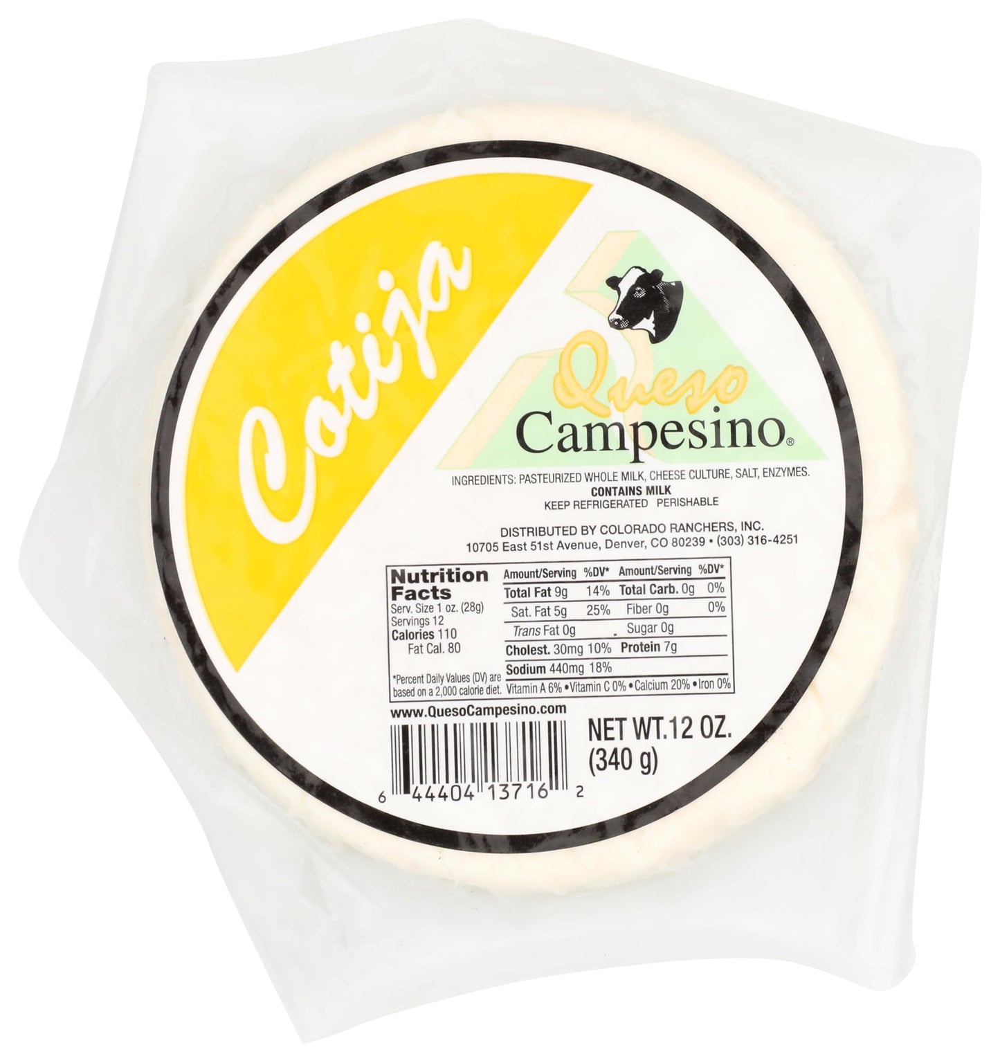 QUESO CAMPESINO Cotija, 12 OZ