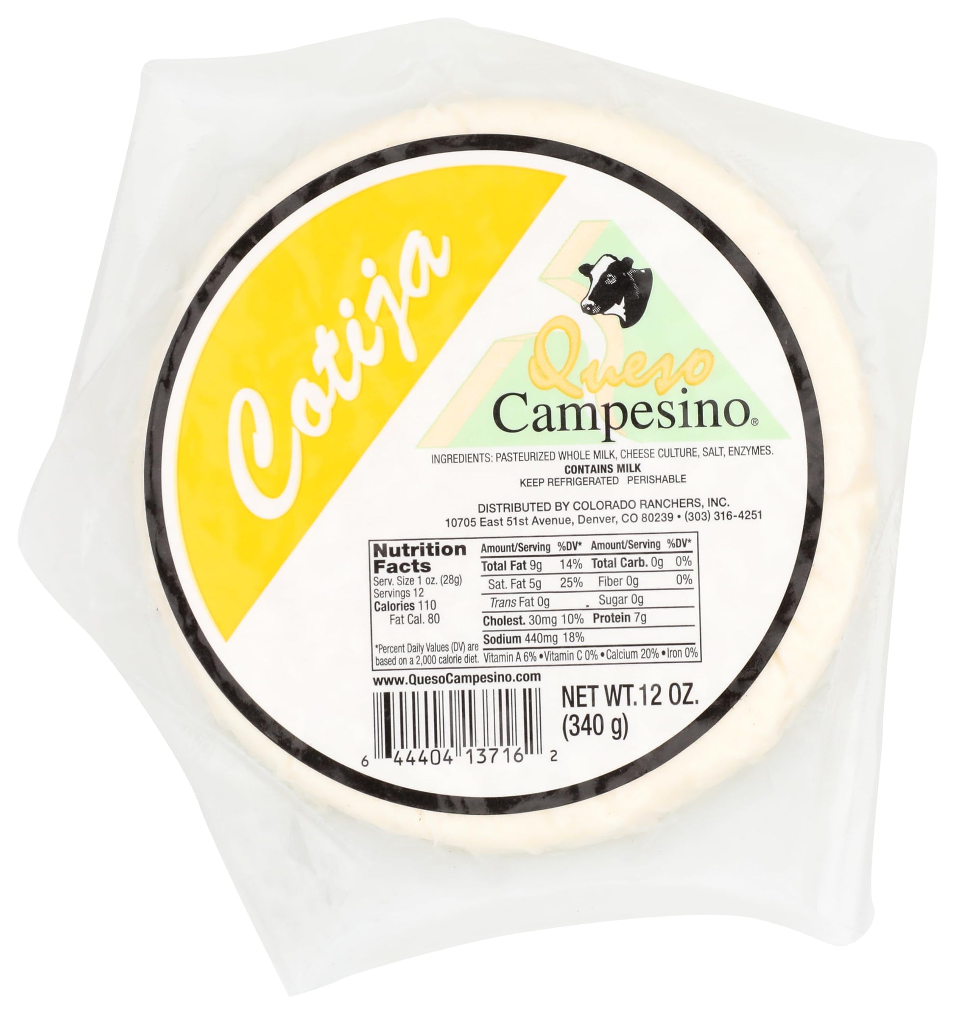 QUESO CAMPESINO Cotija, 12 OZ