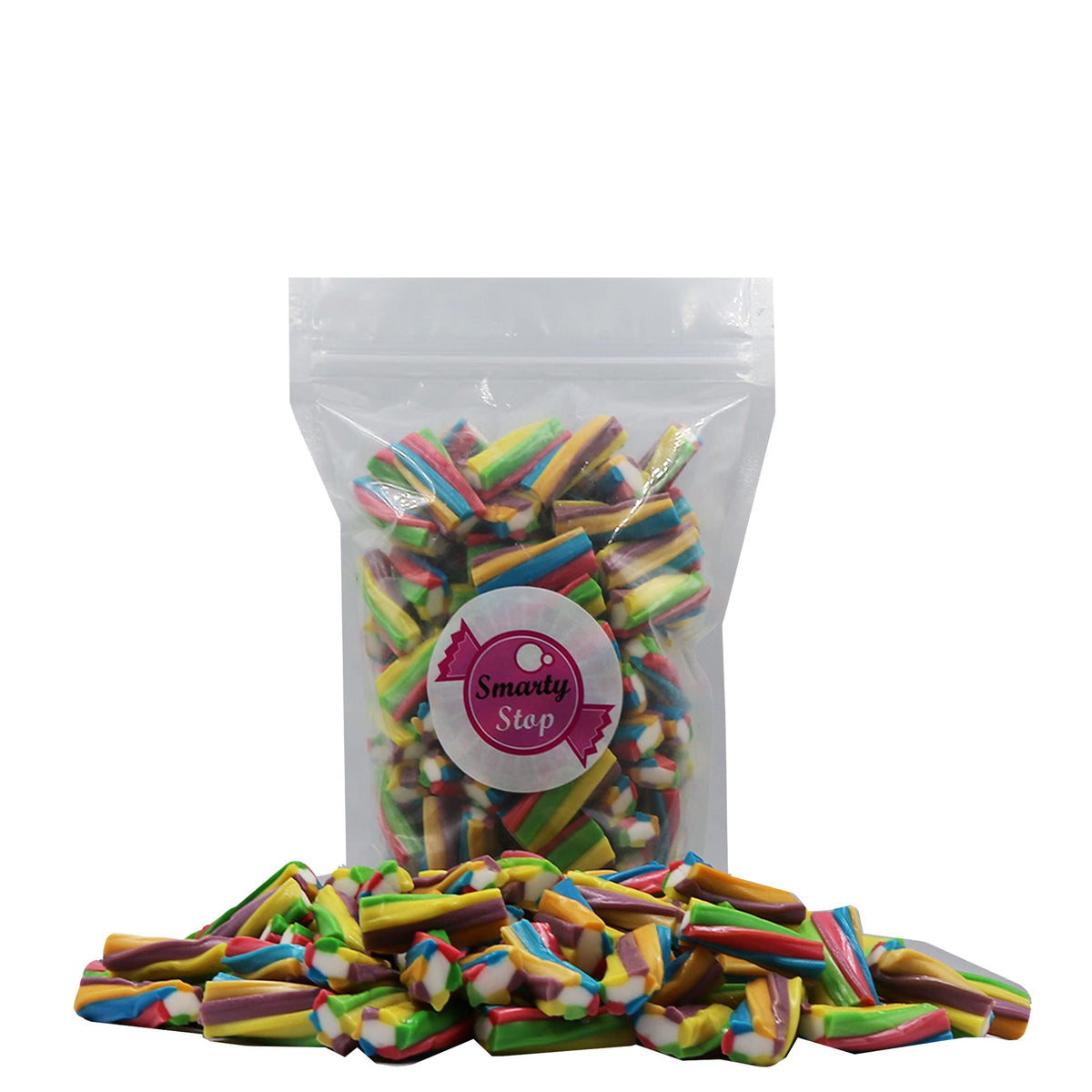 Smarty Stop Rainbow Plugs Gummy Candy Bites (5 Pound (Pack of 1))