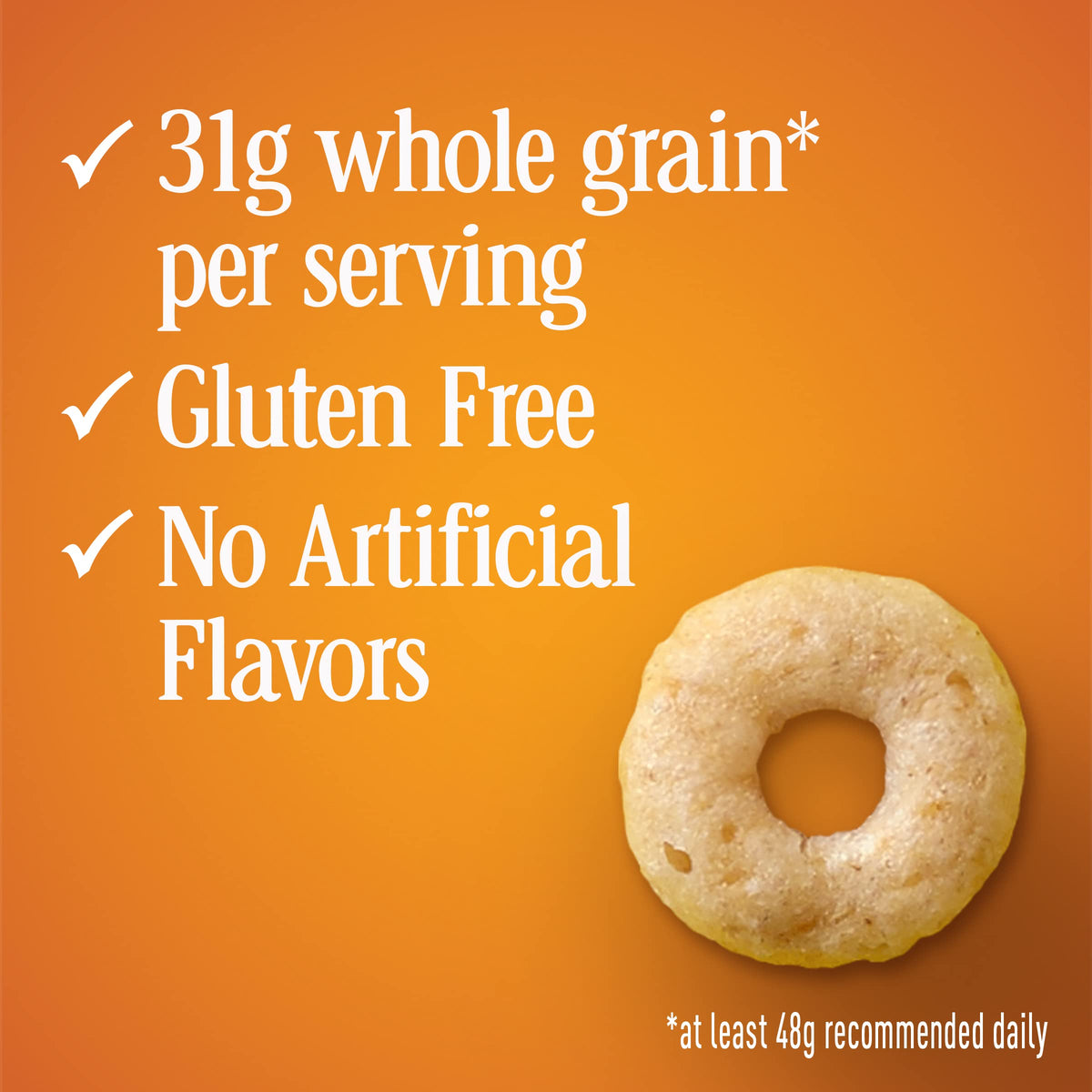 Big G Cereal Honey Nut Cheerios Gluten Free Cereal, 4Pk Cup 7.2Oz