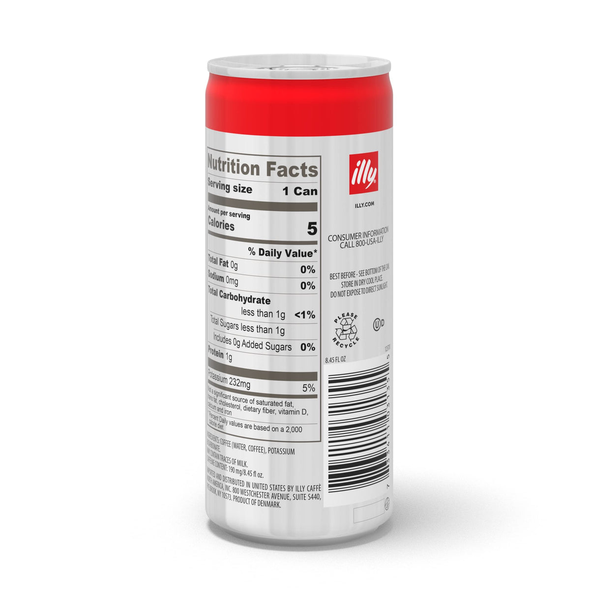 illy Ready To Drink Coffee - Cold Brew Cans - 100% Arabica Coffee - Smooth & Refreshing Taste - Convenient, Easy to Carry Coffee