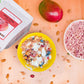 WZQLAOYS Freeze Dried Diced Peaches 220g 100% Natural for Baking, Tea, Smoothies, Yogurt, Cake Decoration