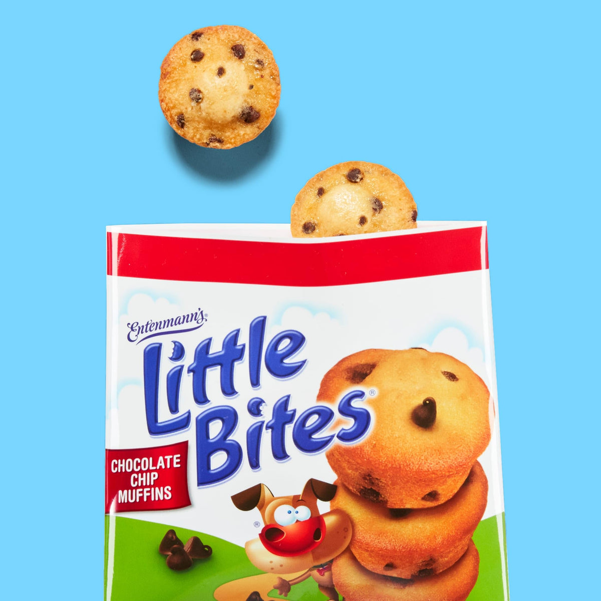 Entenmanns Little Bites Chocolate Chip Mini Muffins | 1 pack (10 pouches)