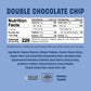 Justnosh ?D?Ouble Chocolate Chip Collagen Protein Bars – 15G Protein, 10G Collagen | Gluten & Dairy Free, Low Fodmap, Seed Oil Free (12 Pack)
