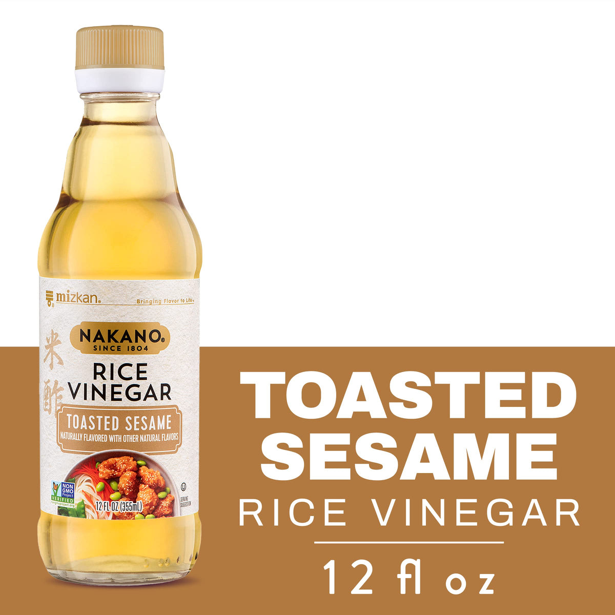 Nakano Vinegar Sesame Rice, 12 Oz,Toasted Sesame