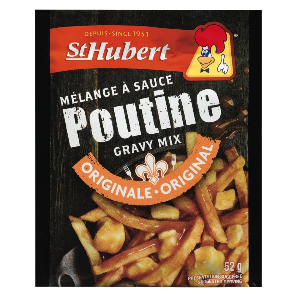 St Hubert Poutine Gravy Mix 52G/1.8 Oz., (3Pk) {Imported From Canada}
