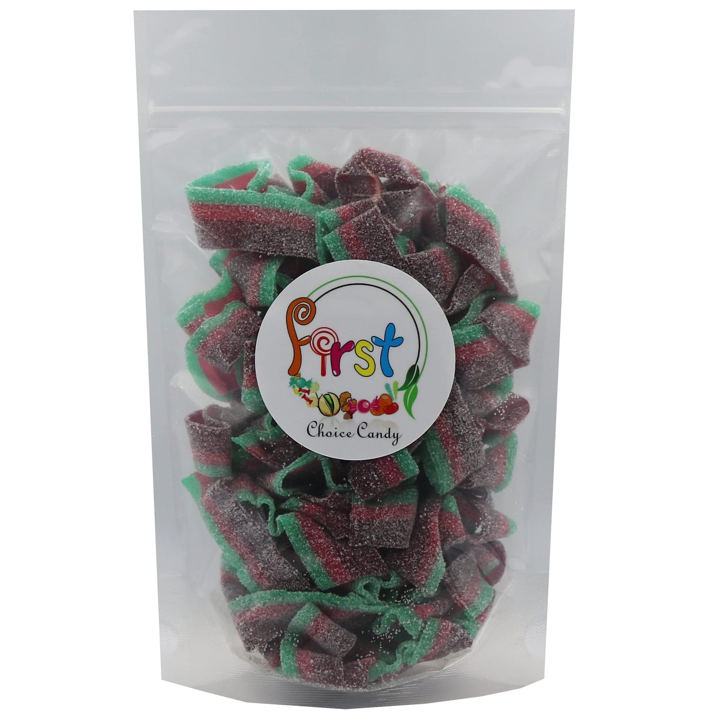 Variety Color Sour Gummy Belts (Watermelon, 2 Lb)