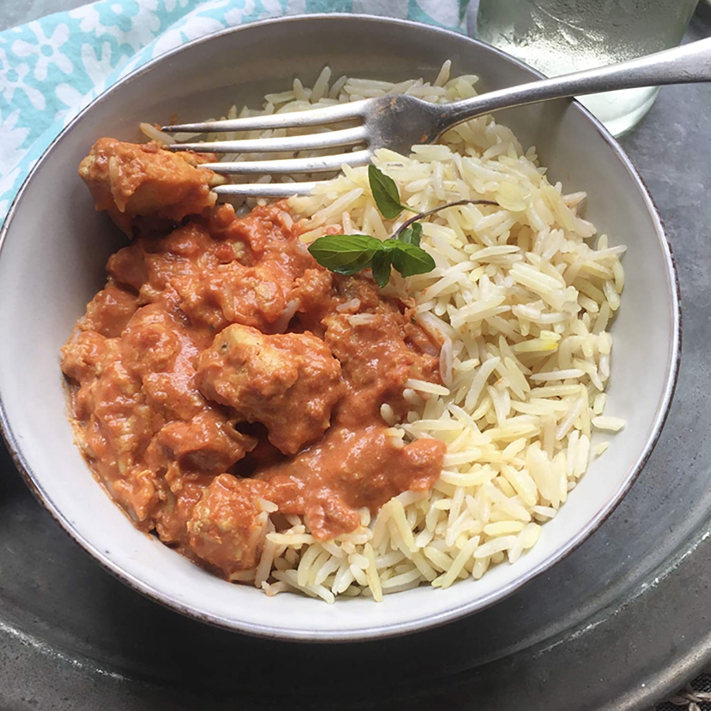 Caf   Spice Chicken Tikka Masala Saffron Rice, 16 oz