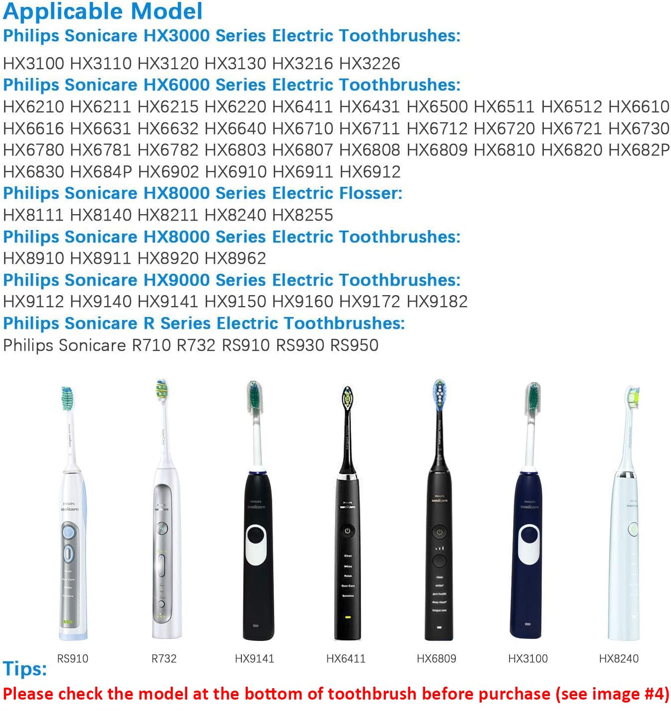 Replacement Charger Base For Philips Sonicare Electric Toothbrush Hx6100, Travel Charger For Philips Sonicare Hx3000 / Hx6000 /