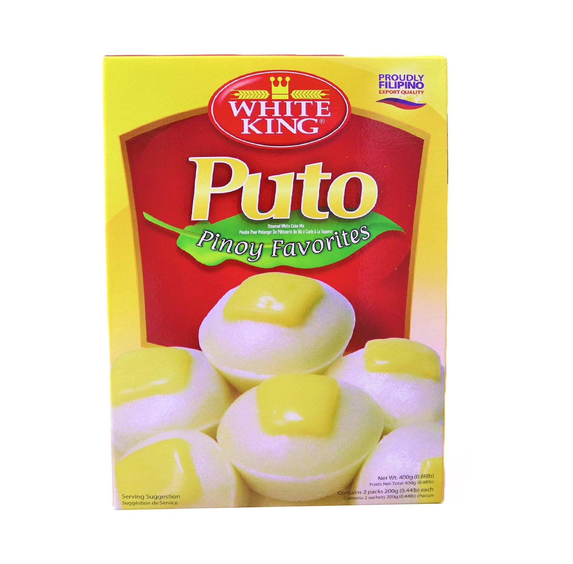 White King - Classic Puto - Steamed White Cake Mix (Net Wt. 400G)