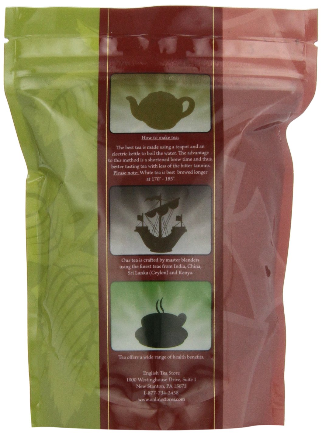 English Tea Store Loose Leaf, Chocolate Mint Flavored Black Tea, 4 Ounce